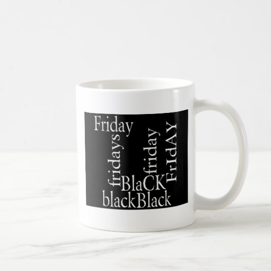 Black Friday Design Kaffeetasse (Rechts)