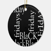 Black Friday Design Keramikornament (Links)
