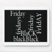 Black Friday Design Mousepad (Vorne)