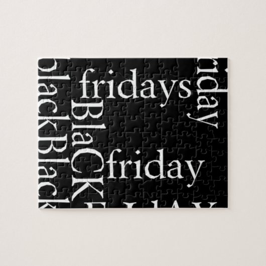 Black Friday Design Puzzle (Horizontal)