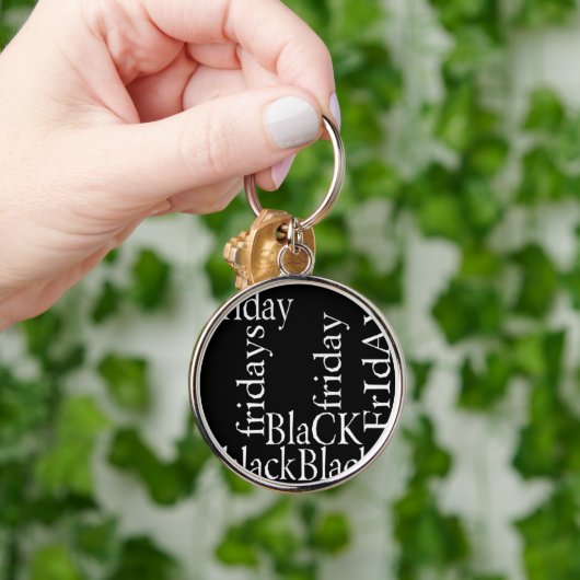 Black Friday Design Schlüsselanhänger (Hand)