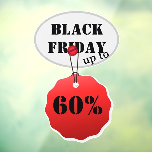 Black Friday Fensteraufkleber (Blatt 3)