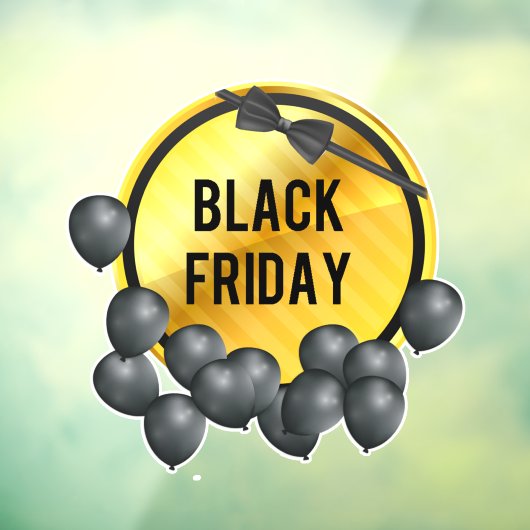 Black Friday Fensteraufkleber (Blatt 3)