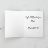 Black Friday Grußkarte Karte (Innenseite)