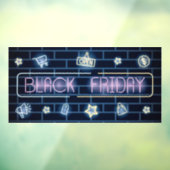 Black Friday Neon Sign Fensteraufkleber (Blatt 3)