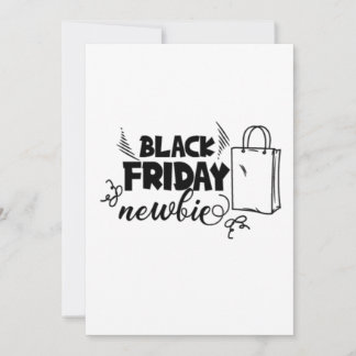 Black Friday Newbie Shopping Funny Shopper Save The Date