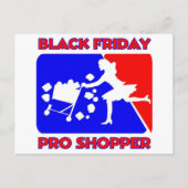 Black Friday Pro Shopper Postkarte (Vorderseite)