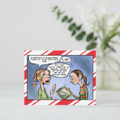 Black Friday Protest hausgemachte Geschenke Gruß Postkarte (Stehend Vorderseite)