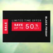 Black Friday Sale Fensteraufkleber (Blatt 3)