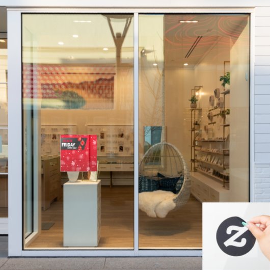 Black Friday Sale Fensteraufkleber (Schaufenster)