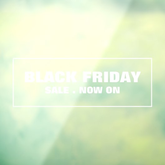 Black Friday Sale Fensteraufkleber (Blatt 3)
