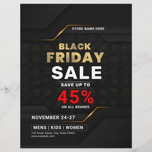 Black Friday Sale Flyer (Vorne)