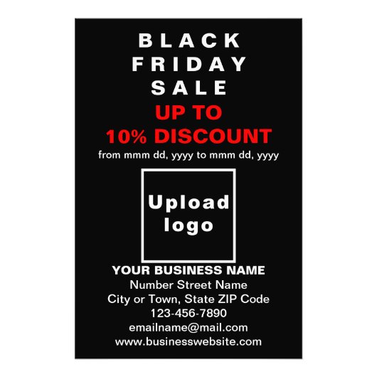 Black Friday Sale im Schwarzmarkt-Foto Fotodruck (Vorne)