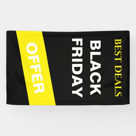 Black Friday Sale Modern Business Promotion Banner (Horizontal)