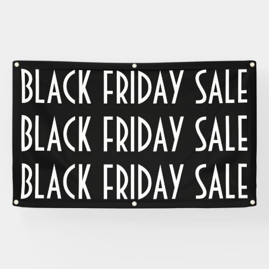 Black Friday Sale Outdoor Vinyl Banner Grommets (Horizontal)