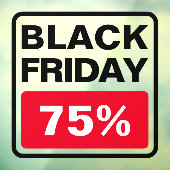 Black Friday Sale Prozentsatz außerhalb Store Fensteraufkleber (Blatt 3)