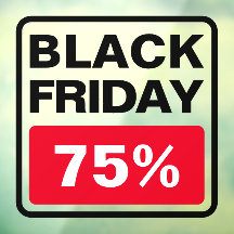 Black Friday Sale Prozentsatz außerhalb Store
