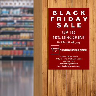 Black Friday Sale Red Poster