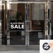 Black Friday Sale Sign Fensteraufkleber (Büro Tür)