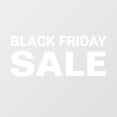 Black Friday Sale Sign Fensteraufkleber (Blatt)