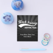 Black Friday Shopping Team Flyer (Einzeln)