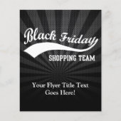 Black Friday Shopping Team Flyer (Vorne)