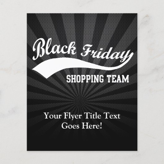Black Friday Shopping Team Flyer (Vorne)