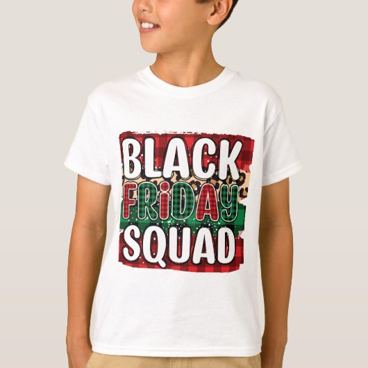 Black Friday Squad T-Shirt (Vorderseite)