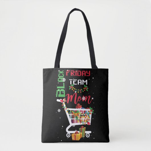 Black Friday Team Mama Weihnachten kaufen Tasche (Vorderseite)