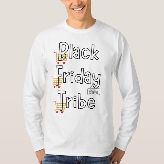Black Friday Tribe Long Sleeve T - Shirt (Vorderseite)