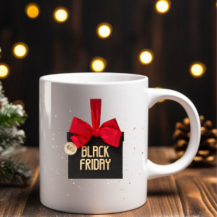 Black Friday Two-Tone-Kaffee-Tasse Zweifarbige Tasse