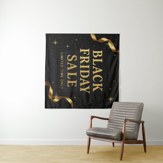 Black Friday  Wandteppich (Beispiel (Horizontal))