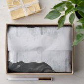 Black Friesian Horse Decoupage Seidenpapier (Geschenk)