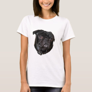 Black Funny Mops T-Shirt