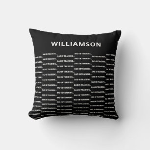 Black Funny Vathers Tagesgeschenk für neuen Vater  Kissen