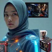Black Future Poster Große Geschenktüte