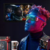 Black Future Poster Große Geschenktüte