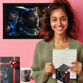 Black Future Poster Seidenpapier