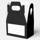 Black Gable Favor Box Geschenkschachtel (Geöffnet)