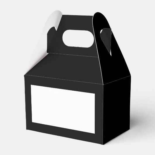 Black Gable Favor Box Geschenkschachtel (Vorderseite)