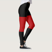 Black Garnet Black Sandwich Pattern Leggings (Rechts)