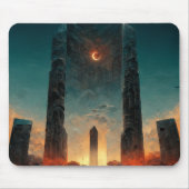 Black Gate Fantasy Sci-Fi Kunst Mousepad (Vorne)