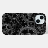 Black Gear Fun Phone Case (Rückseite (Horizontal))