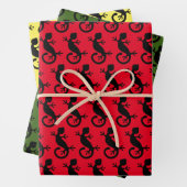 Black Gecko Lizard Geschenkpapier Set (Beispiel)