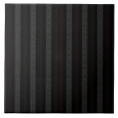 Black Geometric Pattern – Modern Minimalist Design Fliese (Vorderseite)