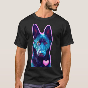 Black German Shepherd Gift for Dog Lovers Eigentüm T-Shirt