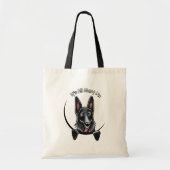 Black German Shepherd IAAM Tragetasche (Vorne)