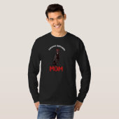 Black German Shepherd Mama Mama Dog Lover Eigentüm T-Shirt (Vorne ganz)
