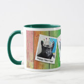Black German Shepherd Welppy Winter Holiday 11, ZK Tasse (Links)