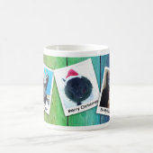 Black German Shepherd Welppy Winter Holiday Cl, ZK Kaffeetasse (Mittel)